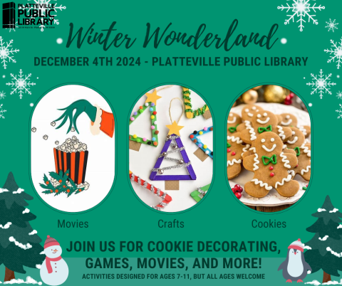 Winter Wonderland Dec 4 4-5pm