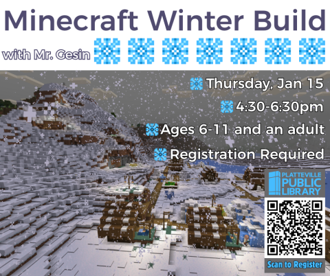 Minecraft Winter Build workshop