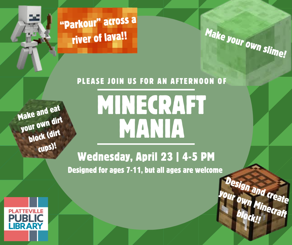 Minecraft Mania Poster